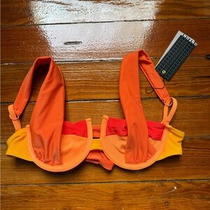 NWT OneOne Swim Amanda Bikini Top